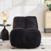 Creative Bean Bag Sofa Chair With High Quality Sponge Filling - Black - Image 5