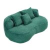 High Back Bean Bag Sofa Lounger For Adults And Kids, Indoor & Outdoor, Durable - Emerald - Image 19