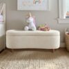 Flip Top Storage Bench - Cream - Image 2