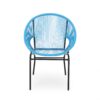 Modern Nusa Chair Outdoor Seating Woven Rope - Blue - Image 7