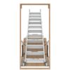 Household Aluminum Attic Ladder 25" x 54", 375 Lbs Capacity, 7'8" -10'3" Ceiling Height - Gray - Image 6