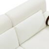 Modern Loveseat Sofa 59" Couch With Flexible USB Ports, Unique Cylindrical Armrests - Beige - Image 16