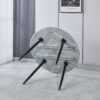 Extensible Table, Dining Table, Office Table, Coffee Table, Metal Leg - Gray - Image 4