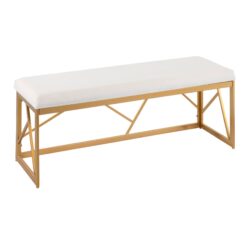 Folia - Glam Bench - Gold / White