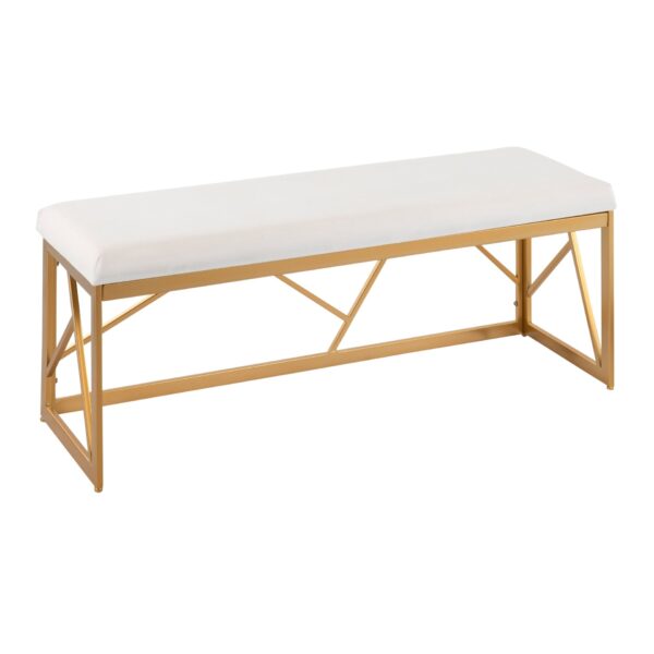 Folia - Glam Bench - Gold / White