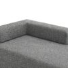Lounge Frame For Oversized Modular U Shaped Sectional Floor Couch Convertible Compressed Couch, Spacious Foam Filled Sofa - Gray - Image 2