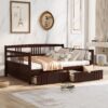 Full Size DayBed With 2 Drawers - Espresso - Image 9