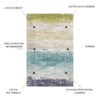 Fenix - Accent Rug - Ivory / Light Blue - Image 3