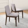 Laura - Mid-Century Modern Dining Chair (Set of 2) - Beige - Image 3