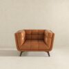 Addison - Lounge Chair Leather - Cognac - Image 2