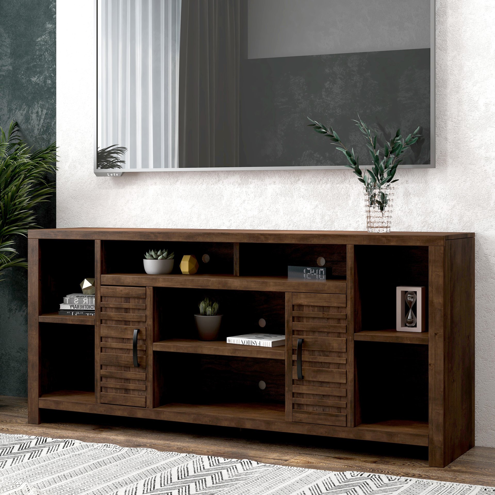 Sausalito - TV Stand Console For TVs Up To 85" - Whiskey - Image 5