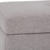 Oregon - Storage Ottoman Bench With Tray - Cloud Gray - Image 6