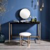 Midriaks - Writing Desk With USB - Black / Gold - Image 8
