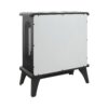 3D Flame Electric Infrared Quartz Fireplace Stove With Remote Control - Antique Black - Image 9