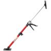 Steel Adjustable Support Pole 4 Pack With Carry Bag, Third Hand Support System For Drywalls And Cabinets, Extends 20 To 45" - Black / Red - Image 6