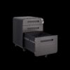 3 Drawer Mobile File Cabinet Under Desk Office, Simple Style Versatile Storage Cabinet, 5 Wheel Design Anti-Tilting Cold Rolled Steel Waterproof Moisture-Proof - Black - Image 7