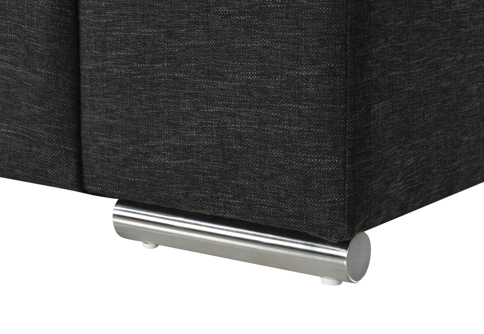 Gianna - Black Linen Fabric Arm Chair - Image 4