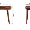 Mirror Dressing Table - Chestnut - Image 17