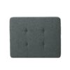 Classic Fabric Ottoman With Birch Wood Legs And High Quality Foam Padding - Charcoal - Image 7