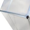Polycarbonate Greenhouse, Heavy Duty Outdoor Aluminum Walk-In Green House Kit With Rain Gutter, Vent And Door For Backyard Garden - Aluminium - Image 11