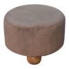Round Ball Footstool - Mocha - Image 8