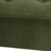 Jared - Roll Arm Tufted Bench Settee - Olive Green - Image 9