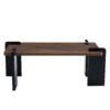 Walnut Colored Coffee Table, Suitable For Modern Minimalist Living Rooms - Walnut - Image 17
