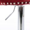 Swivel Velvet Barstools Adjusatble Seat Height From 25-33", Chrome Base Bar Stools With Backs Comfortable Tufted For Home Pub And Kitchen Island, 1712Wr (Set of 2) - Wine Red / Burgundy - Image 12