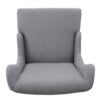 Alight - Upholstered Dining Chair With High Back And Birch Wood Legs - Light Gray - Image 5