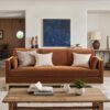 Knox - Modern Farmhouse Sofa - Burnt Orange - Image 9