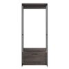 Monica - Wood Walk In Closet System Melamine 143" Modular Storage - Rustic - Image 8