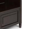 Connaught - Entryway Storage Bench - Dark Chestnut Brown - Image 8