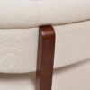 Jared - Roll Arm Tufted Bench Settee - Sky Neutral Beige - Image 10