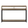 Accent Table, Console, Entryway, Narrow, Sofa, Living Room, Bedroom, Contemporary, Modern - Taupe - Image 11