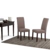 Acadian - Parson Dining Chair (Set of 2) - Light Mocha - Image 10