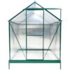6.3'x6.2'x7' Polycarbonate Greenhouse, Heavy Duty Outdoor Aluminum Walk-In Green House Kit With Rain Gutter, Vent And Door For Backyard Garden - Green - Image 22