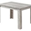 Rectangular Small Dining TableContemporary & Modern - Gray - Image 2