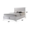 Naima - Queen Bed With Storage - White - Image 7