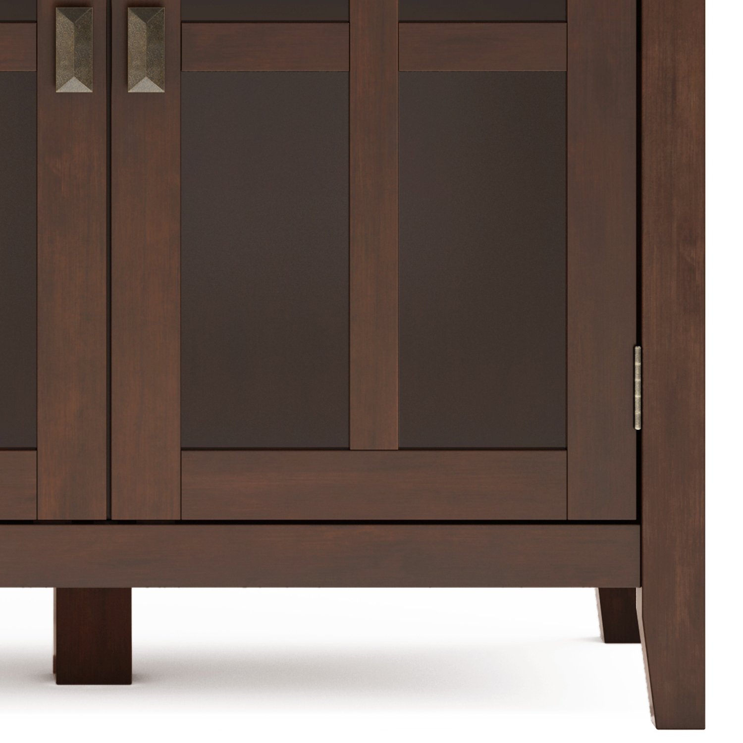 Artisan - Wide 4 Door Storage Cabinet - Russet Brown - Image 9
