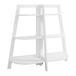 Bookshelf, Bookcase, Etagere, 3 Tier, For Office, Contemporary & Modern - White