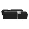 Extendable Coffee Table, Coffee Table With 2 Hidden Storage Space And 2 Drawers For Living Room - Black - Image 11
