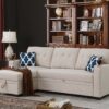 Sectional With Storage Chaise And Cupholder Armrest - Beige - Image 12