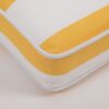 2 Piece Outdoor Chaise Lounge Cushion Set, Replacement Cushions For Patio Furniture - Yellow / White - Image 9