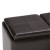 Avalon - Storage Ottoman - Tanners Brown - Image 5