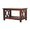 Belmont - X Frame Coffee Table - Brown - Image 3