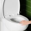 Gloss Tornado Flush 1 Piece Elongated Toilet With Siphonic Side Press, ADA Comfort Chair Height - Gloss White - Image 9
