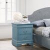 Louis Phillipe - Compact Nightstand - Teal - Image 4