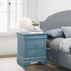 Louis Phillipe - Compact Nightstand - Teal