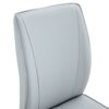 Luxury Simple Arch Chair (Set of 2) Light Material High Resilience Dining Chair With Arched Metal Leg - Light Gray / Silver - Image 6