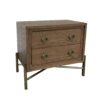 2 Drawer Nightstand With USB - Latte - Image 2